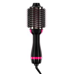 Hair Blow Dryer Brush, 4 in 1 Ionic Hair Dryer Styler and Volumizer with Electroplated Titanium & 2.95" Ceramic Coating Oval Barrel
