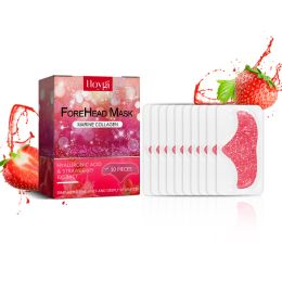 Hoygi Forehead Mask, Fade Out Fine Lines Filling Water Moist Firming Haun White Full Frontal Facial Skin Membrane (Option: 10pcs-110g-3.35*1.26*6.5inch)