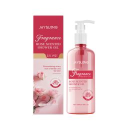Jaysuing Lady Rose Fragrance Shower Gel Shower Stay Fragrance Clean Body Lady Shower Clean And Refreshing (Option: 100ml-132.4g-6.02*1.69*1.69inch)
