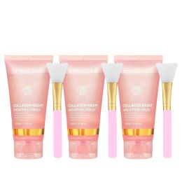 Only Supports Self Pickup With Waybill Collagen Night Wrapping Mask Firm & Lift Skin, Keep Soft & Elastic, Reduce Dry Lines (Option: 300ml)