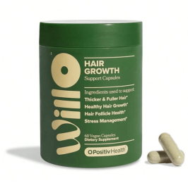 Female Hair Growth Support Supplement - Helps hair become thicker, fuller and grow healthily - 30 servings (1 box) (style: capsule)