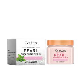 OceAura Mint Pearl Scrub, Moisturizing Body Scrub Tender And Smooth Skin Cleansing And Moisturizing Cream (Option: 150g-192.8g-2.83*2.83*2.28inch)